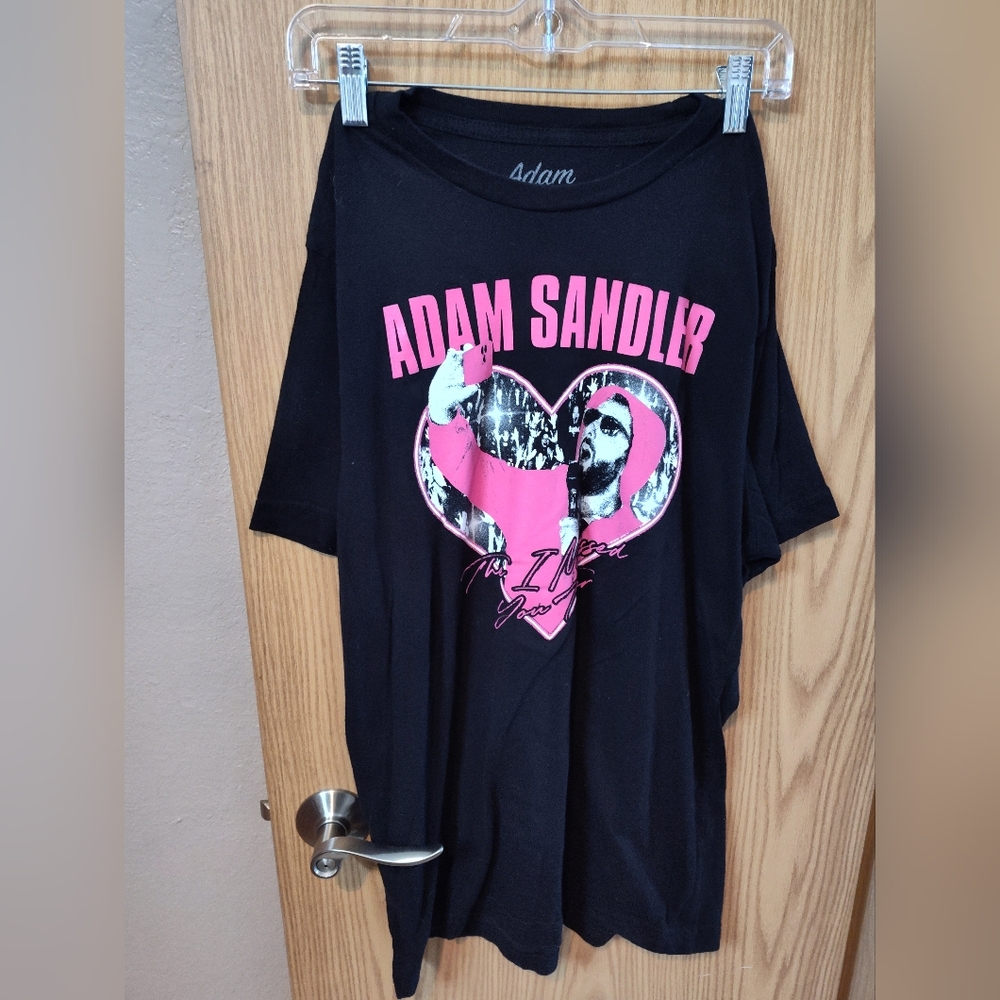 Adam Black and Pink Graphic Tee
